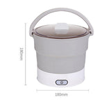 Maxbell Foldable Electric Hotpot Cooker for Dormitory Camping Stainless Steel Base