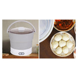 Maxbell Foldable Electric Hotpot Cooker for Dormitory Camping Stainless Steel Base
