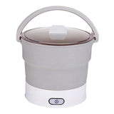 Maxbell Foldable Electric Hotpot Cooker for Dormitory Camping Stainless Steel Base