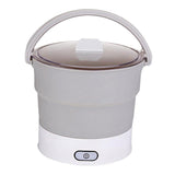 Maxbell Foldable Electric Hotpot Cooker for Dormitory Camping Stainless Steel Base