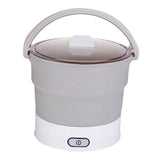 Maxbell Foldable Electric Hotpot Cooker for Dormitory Camping Stainless Steel Base