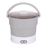 Maxbell Foldable Electric Hotpot Cooker for Dormitory Camping Stainless Steel Base
