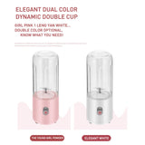 Maxbell Portable Blender USB Juicer Cup Fruit Mixing Rechargeable for Travel Pink