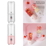 Maxbell Portable Blender USB Juicer Cup Fruit Mixing Rechargeable for Travel Pink
