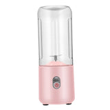 Maxbell Portable Blender USB Juicer Cup Fruit Mixing Rechargeable for Travel Pink