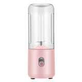 Maxbell Portable Blender USB Juicer Cup Fruit Mixing Rechargeable for Travel Pink