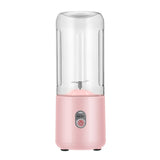 Maxbell Portable Blender USB Juicer Cup Fruit Mixing Rechargeable for Travel Pink