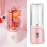 Maxbell Portable Blender USB Juicer Cup Fruit Mixing Rechargeable for Travel Pink