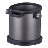 Maxbell Portable Coffee Knock Box Container Waste Bucket for Coffee Machine Non-Slip Black