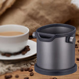 Maxbell Portable Coffee Knock Box Container Waste Bucket for Coffee Machine Non-Slip Black