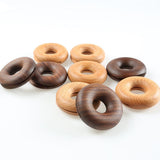 Maxbell Donuts Wooden Sealing Bag Clips Tea Sealing Strips Keep Your Food Fresh Walnut L