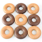 Maxbell Donuts Wooden Sealing Bag Clips Tea Sealing Strips Keep Your Food Fresh Walnut L