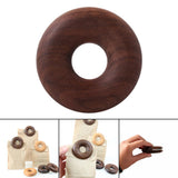 Maxbell Donuts Wooden Sealing Bag Clips Tea Sealing Strips Keep Your Food Fresh Walnut L