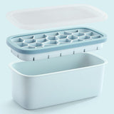 Maxbell 26 Cubes Home Refrig Silicone Ice Cube Tray Mold Container Blue