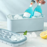 Maxbell 26 Cubes Home Refrig Silicone Ice Cube Tray Mold Container Blue