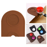 Maxbell Silicone Coffee Mat Espresso Latte Art Tamper Tamping Rest Mat Browm S