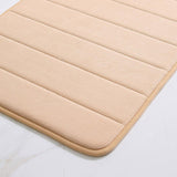 Absorbent Soft Memory Foam Bath Tub Mat Floor Rug Washable Non-Slip Camel