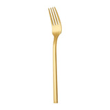 Maxbell 5x Glossy Tableware Cutlery Set Knife Spoon Fork Flatware Gold