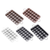Maxbell 18 Holes Non Stick Brownie Pans with Dividers Steel Baking Pan Champagne