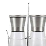 Maxbell  Salt and Pepper Grinder Adjustable Coarseness Spice Short with stand