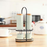 Maxbell Automatic Electric Salt and Pepper Mill Shaker Salt Miller Crusher Green