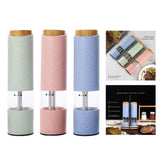 Maxbell Automatic Electric Salt and Pepper Mill Shaker Salt Miller Crusher Green