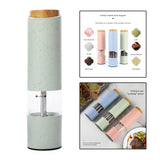 Maxbell Automatic Electric Salt and Pepper Mill Shaker Salt Miller Crusher Green