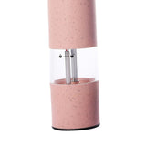 Maxbell  Automatic Electric Salt and Pepper Mill Shaker Salt Miller Crusher Pink