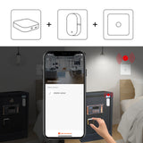 Maxbell Window Door Magnetic Sensor Home Security Alarm System Anti-Theft Battery