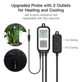 Maxbell WiFi Temperature Controller Thermostat Heating Cooling Outlet APP Control