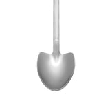 Maxbell Ice Cream Spoon Coffee Spoon Cutlery Shovel Shape Stirring Scoop Flatware point silver