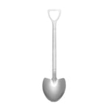 Maxbell Ice Cream Spoon Coffee Spoon Cutlery Shovel Shape Stirring Scoop Flatware point silver