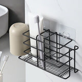 Toothbrush Holder Wall Mount Toothbrush Holder Toothpaste Stand Rack