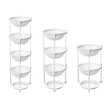 Maxbell Multi-Layer Detachable Stackable Kitchen Storage Organizer Basket 3 Layer