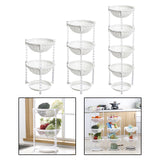 Maxbell Multi-Layer Detachable Stackable Kitchen Storage Organizer Basket 3 Layer