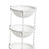 Maxbell Multi-Layer Detachable Stackable Kitchen Storage Organizer Basket 4 Layer