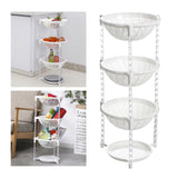 Maxbell Multi-Layer Detachable Stackable Kitchen Storage Organizer Basket 4 Layer