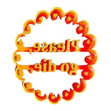 Maxbell Funny Cookie Cutters Biscuit Moulds DIY Baking for Kitchen please go die