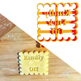 Maxbell Funny Cookie Cutters Biscuit Moulds DIY Baking for Kitchen kindle fuck off