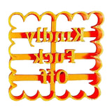 Maxbell Funny Cookie Cutters Biscuit Moulds DIY Baking for Kitchen kindle fuck off
