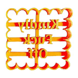 Maxbell Funny Cookie Cutters Biscuit Moulds DIY Baking for Kitchen kindle fuck off