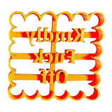 Maxbell Funny Cookie Cutters Biscuit Moulds DIY Baking for Kitchen kindle fuck off