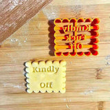 Maxbell Funny Cookie Cutters Biscuit Moulds DIY Baking for Kitchen kindle fuck off