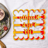 Maxbell Funny Cookie Cutters Biscuit Moulds DIY Baking for Kitchen kindle fuck off