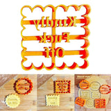Maxbell Funny Cookie Cutters Biscuit Moulds DIY Baking for Kitchen kindle fuck off