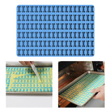 Maxbell Cute style Silicone Baking Mold for Kitchen Home Use Dog Bone Blue