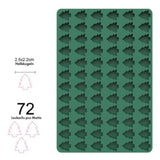Maxbell Cute style Silicone Baking Mold for Kitchen Home Use Christmas Tree Green