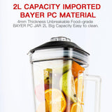 Maxbell 62Oz Countertop Blender for Smoothies Frozen Fruit Smoothies US Plug Red