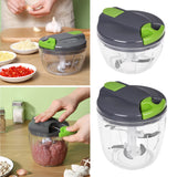 Maxbell Food Chopper Garlic Cutter for Meat Baby Food Chili Pepper Pull the Rope Small