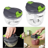 Maxbell Food Chopper Garlic Cutter for Meat Baby Food Chili Pepper Pull the Rope Small
